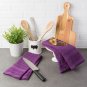 DII Cotton Terry Windowpane Dish Towels, 16 x 26" Set of 4, Machine Washable ...