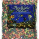 Pure Water Pebbles Aquarium Gravel, 2-Pound, Neon Rainbow