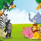 HUAYI 7x5ft Jungle safari backdrop photo background kids Photography Backdrop...