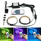 Autai Computer LED Light Strip RGB with Remote Control and Magnetic for Compu...