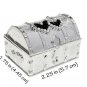Wedding Unity Coin Set - Arras de Boda - Treasure Double Heart Chest Box with...