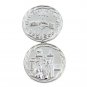Wedding Unity Coin Set - Arras de Boda - Treasure Double Heart Chest Box with...