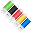 SumDuta 5 Pack 16GB USB 2.0 Flash Drive Thumb Drives Memory Stick, 5 Colors: ...