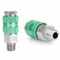 High Flow 14-Piece Coupler and Plug Kit, 1/4" Body, 1/4" NPT