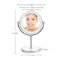 KDKD Lighted Makeup Mirror 1X 7X Magnification Double Sided Round Shape with ...