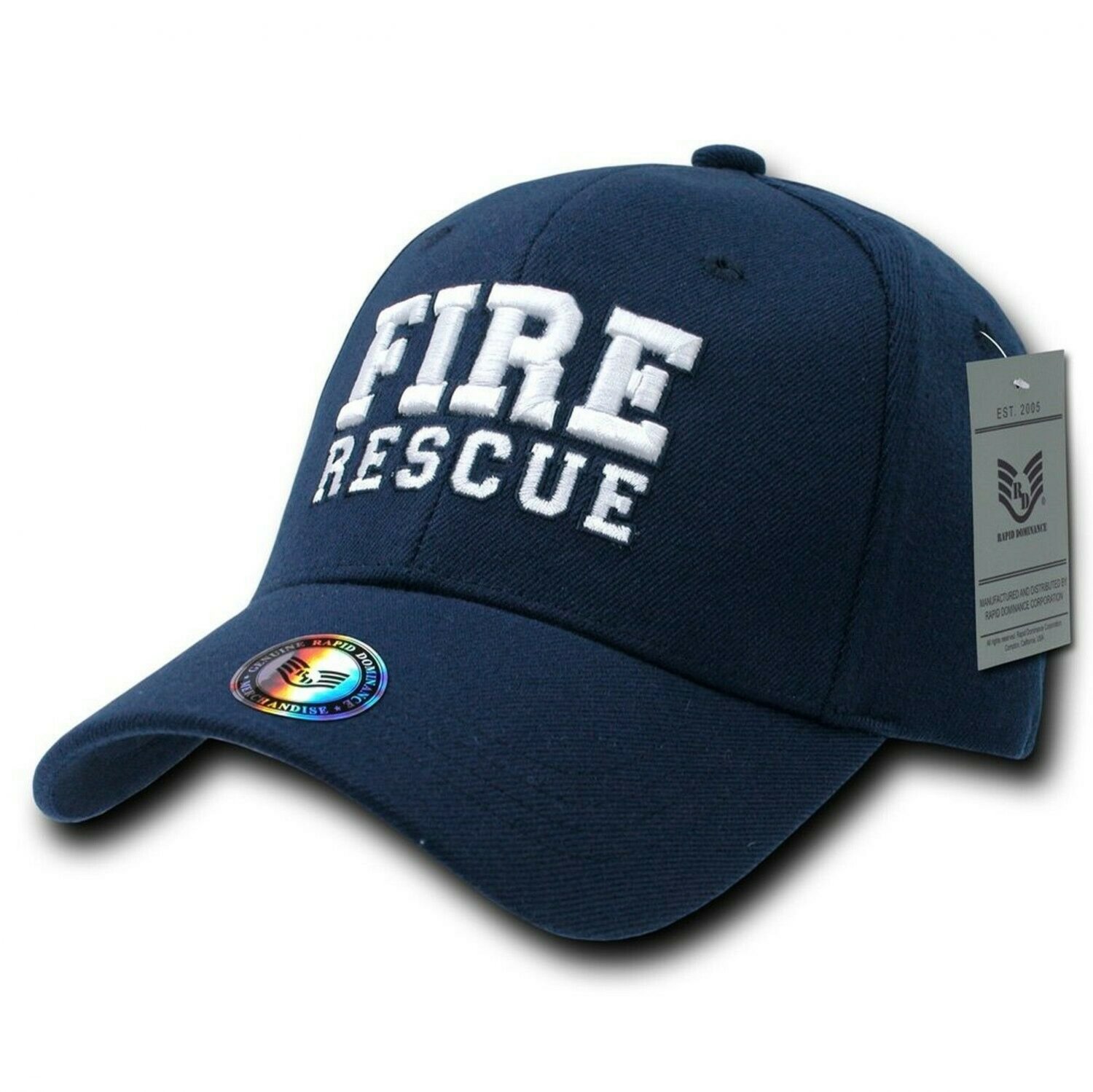 Rapiddominance Fire Rescue FitAll Flex Cap Small/Medium Navy