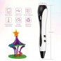 3D Printing Pen with PLA Filament Refills,3D Drawing Pen with Led Display, Sa...