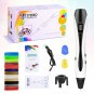 3D Printing Pen with PLA Filament Refills,3D Drawing Pen with Led Display, Sa...