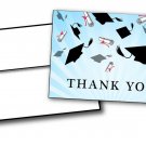 Graduation Caps Thank You Cards