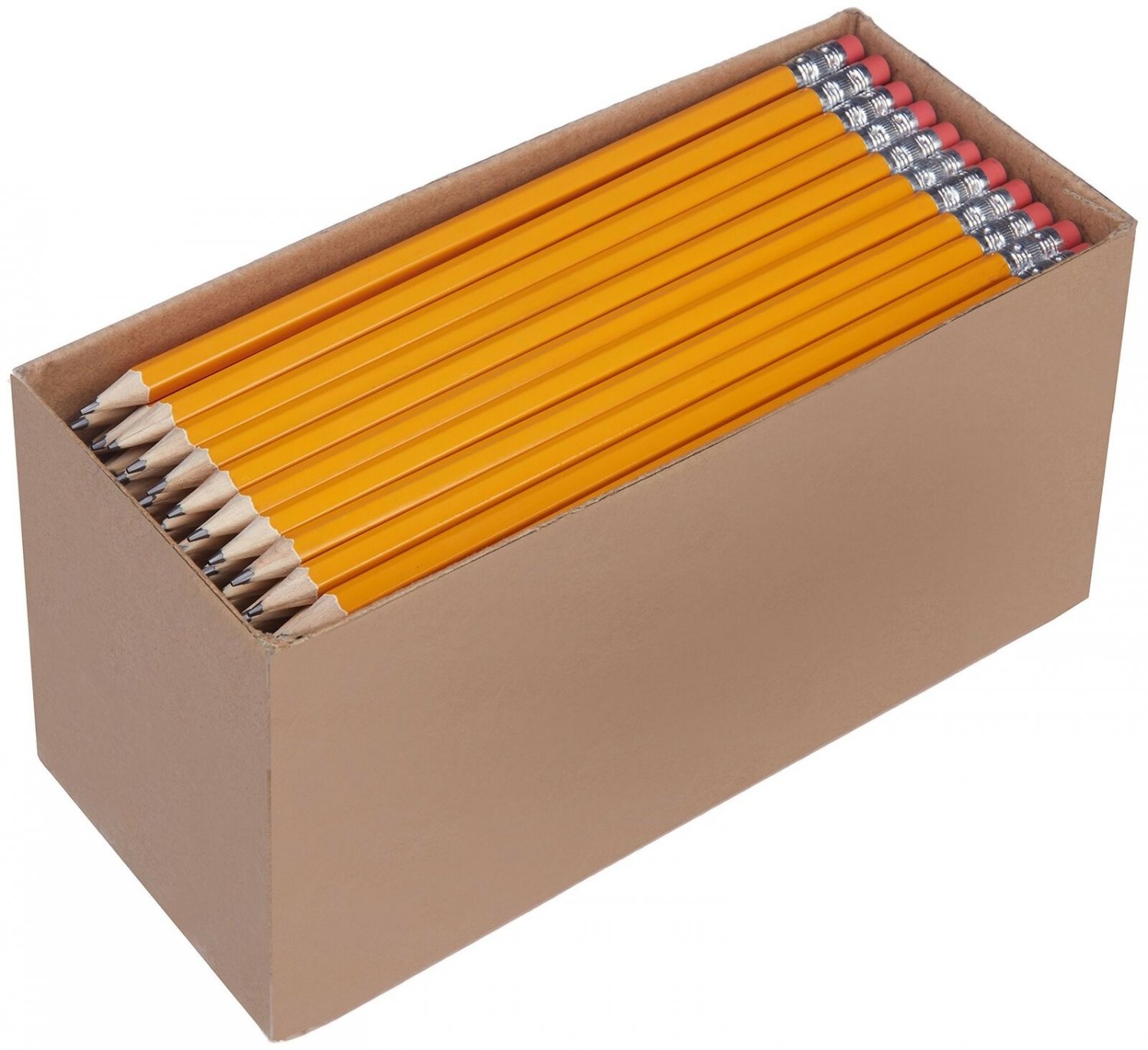 AmazonBasics Pre-sharpened Wood Cased #2 HB Pencils, 150 Pack