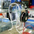 Stylish Acrylic Omega Headphone Hanger / Stand with Cleaning Cloth by Headpho...