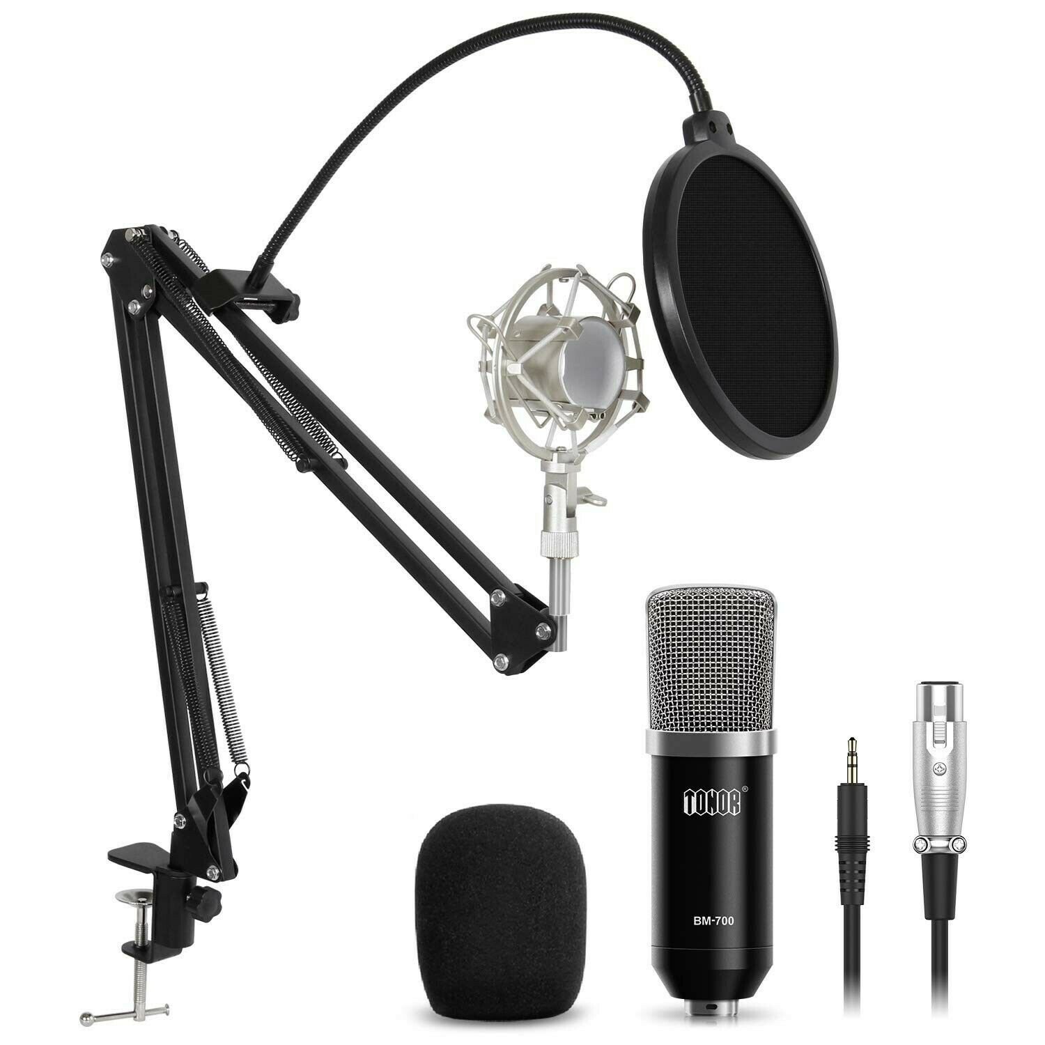 TONOR Professional Studio Condenser Microphone Computer PC Microphone Kit wit...