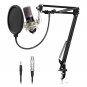 TONOR Professional Studio Condenser Microphone Computer PC Microphone Kit wit...