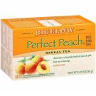 Bigelow Perfect Peach Herbal Tea 20 Bags (Pack of 6), 120 Tea Bags Total.  Ca...