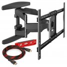 Heavy-Duty Full Motion TV Wall Mount - Articulating Swivel Bracket Fits Flat ...