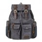 Laptop Backpack with USB Charging Port, P.KU.VDSLCanvas BackpackVintage Backp...