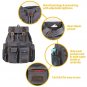 Laptop Backpack with USB Charging Port, P.KU.VDSLCanvas BackpackVintage Backp...