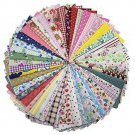 levylisa 100 Pieces 6'' x 6''100% Printed Cotton Quilting Fabric Patchwork Pr...