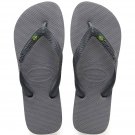 Havaianas Men's Brazil Flip Flop Sandals 9 Steel Grey