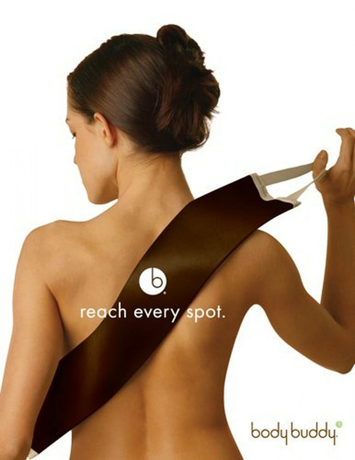 Body Buddy Non-absorbent Lotion Applicator in Walnut