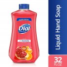 Dial Antibacterial Liquid Hand Soap Refill, Pomegranate & Tangerine, 32 Fluid...