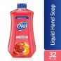 Dial Antibacterial Liquid Hand Soap Refill, Pomegranate & Tangerine, 32 Fluid...
