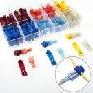AIRIC 120pcs T-Tap Wire Splice Connectors Tap in Crimp Quick Splice Self-Stri...