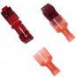 AIRIC 120pcs T-Tap Wire Splice Connectors Tap in Crimp Quick Splice Self-Stri...