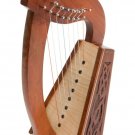 Roosebeck Lily Harp, 8 Strings, Knotwork
