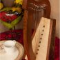 Roosebeck Lily Harp, 8 Strings, Knotwork