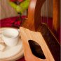 Roosebeck Lily Harp, 8 Strings, Knotwork
