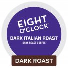 Eight O'Clock Coffee Dark Italian Roast, Single Serve Coffee K-Cup Pod, Dark ...
