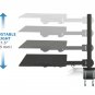 Mount-It! Laptop Notebook Desk Mount Stand with Full Motion Height Adjustable...