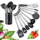 Silicone Kitchen Utensil Set Godmorn 9 Pcs Cooking Utensil Nonstick Kitchen T...