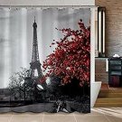 Uphome 72 x 72 Inch Waterproof Grey Paris Eiffel Tower Custom Bathroom Shower...