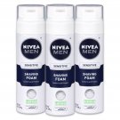NIVEA Men Sensitive Shaving Foam - Soothes Sensitive Skin From Shave Irritati...