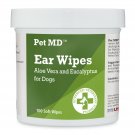 Pet MD - Dog Ear Cleaner Wipes - Otic Cleanser for Dogs to Stop Itching, Yeas...