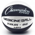 Champion Sports Exercise Medicine Balls, 8 Sizes, Leather with No-Slip Grip -...