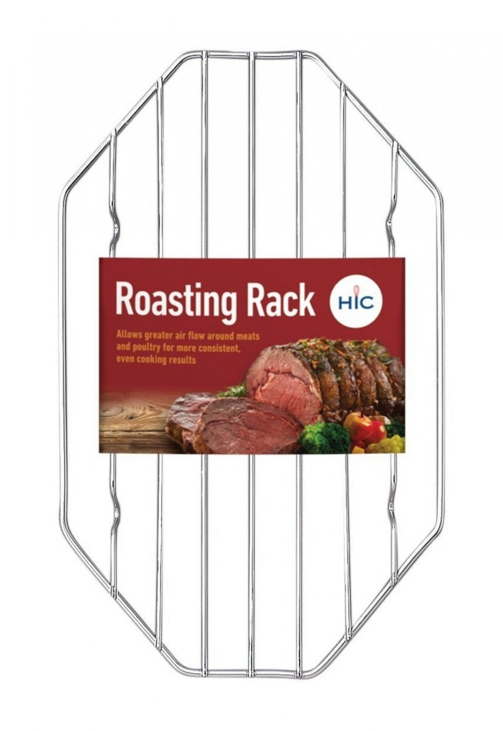 HIC Harold Import Co. 43191 Octagonal Wire Roasting Rack Octagonal  Rack