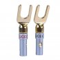 UCEC Y Plug 45 Degree Screw Spade Connector for Speaker Wire DIY - Pack of 16...