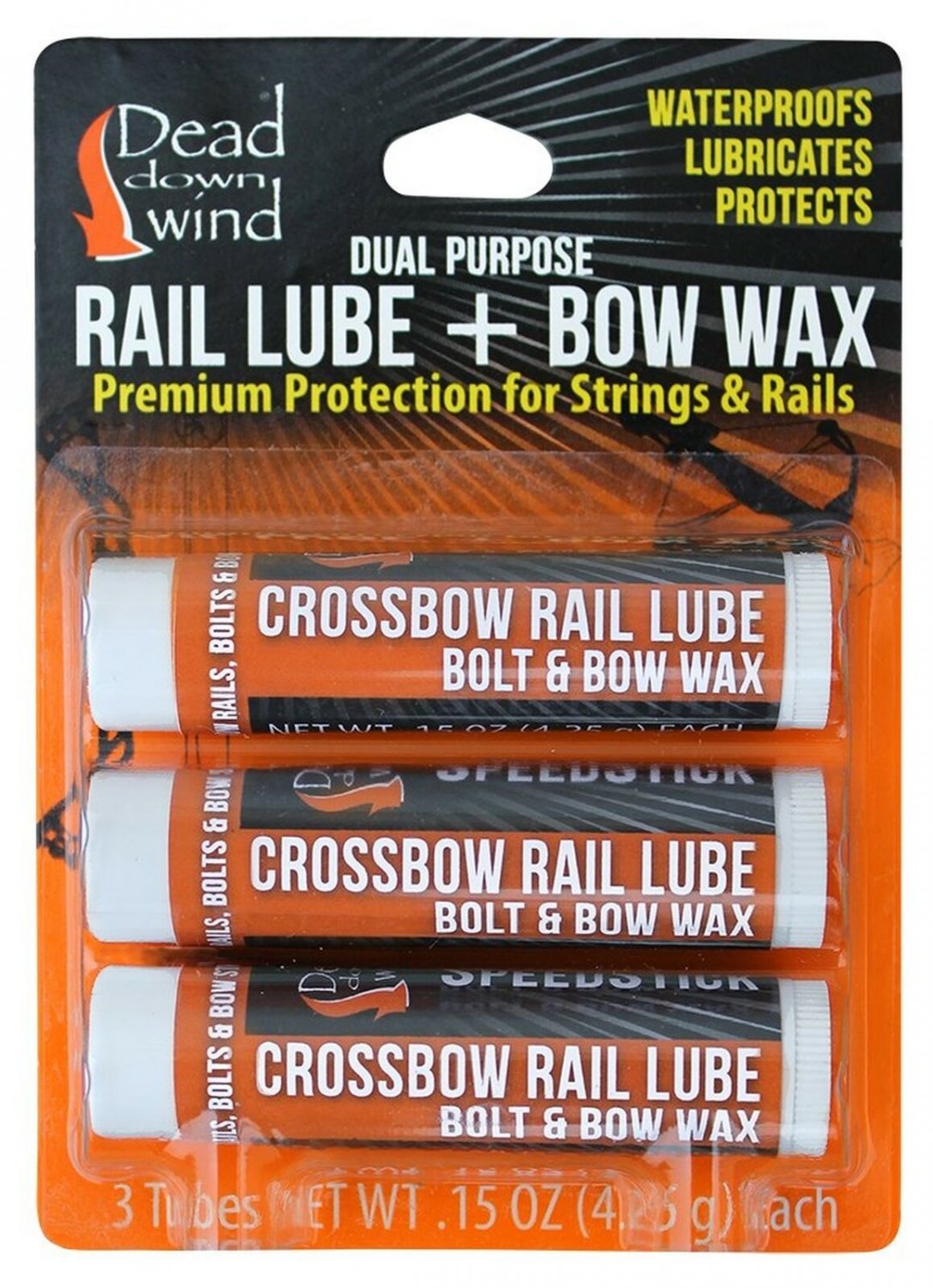 Dead Down Wind Rail Lube/Bow Wax (3pack) 1 Pack
