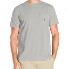 Nautica Men's Solid Crew Neck Short Sleeve Pocket T-Shirt X-Large Grey Heather
