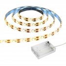 SZMiNiLED Led Strip Light Warm White Waterproof 60Leds/M 3AAA Battery Powered...