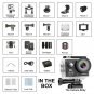 Action Camera ZONKO 4K 16MP 4X Zoom Wi-Fi Sports Camera 2" LCD Remote Control...