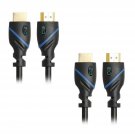 8ft (2.4M) High Speed HDMI Cable Male to Male with Ethernet Black (8 Feet/2.4...