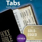 Tabbies Catholic Gold-Edged Bible Indexing Tabs, Old & New Testament Plus Cat...
