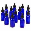 Blue Glass Bottles with Glass Eye Droppers for Essential Oils and Liquids, 1 ...