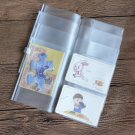Funcoo Set of 4 Zipper Pocket Refill Pack Plastic Clear Inserts Pouch for Tra...