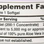 Puritans Pride Aloe Vera Extract 5000 Mg Softgels, 200 Count