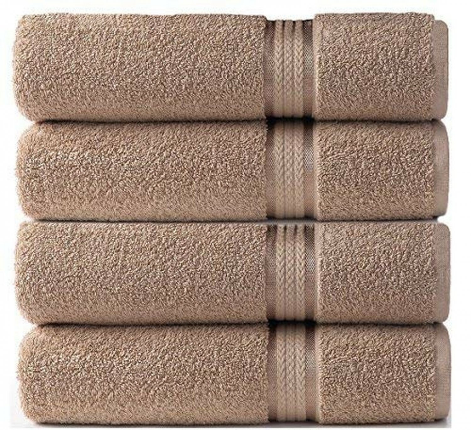 Cotton Craft - 4 Pack - Ultra Soft Oversized Extra Large Bath Towels 30x54 Li...
